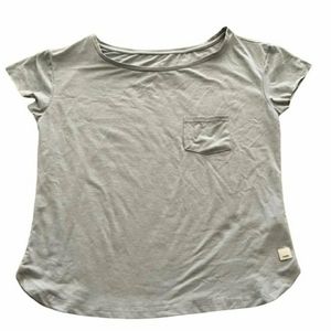 Vuori lux performance tee t-shirt sage heather